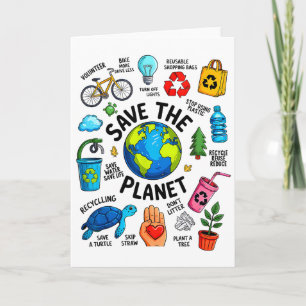 Carte Jour de la Terre Tous les Jours Il n'y a Pas de Pl