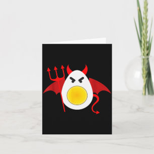 Carte Jour de l'œuf diabolique Costume Drôle Halloween A