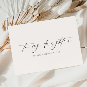 Carte Jour De Mariage D'Ellesmere À Ma Fille