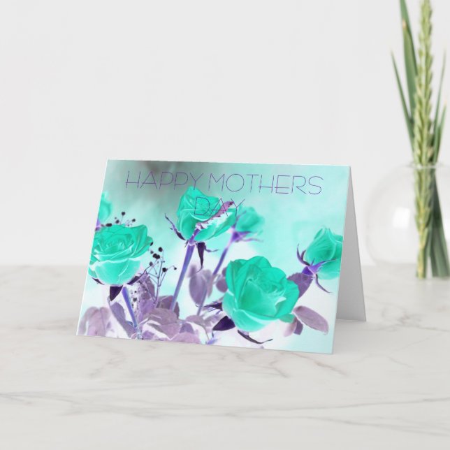 CARTE JOUR DE MÈRES HEUREUX (Devant)