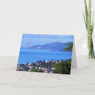 Carte Jour de San Francisco golden gate bridge sur la