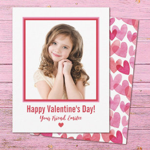 Carte Jour de Valentines Photo Enfants Cute
