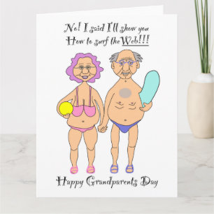 Carte Jour des grands-parents 8,5 x 11 pouces