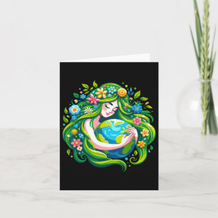 Carte Jour des terres de déesse verte Sauvez notre planè