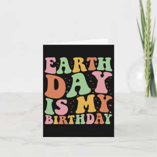 Carte Jour des terres Est Mon Anniversaire Amusant Envir