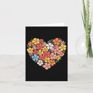 Carte Jour des Valentines hawaïennes Hibiscus Flower Hea