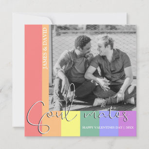 Carte Jour des Valentines photo LGBT