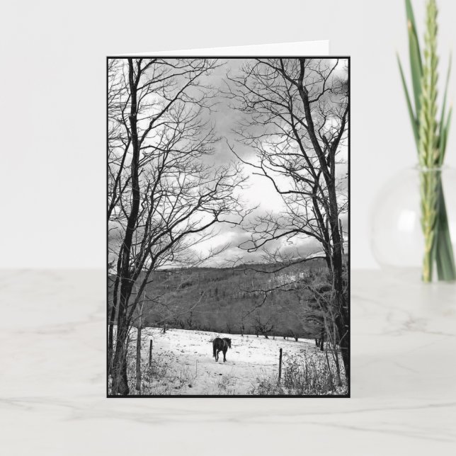 Carte Jour d'hiver (Devant)