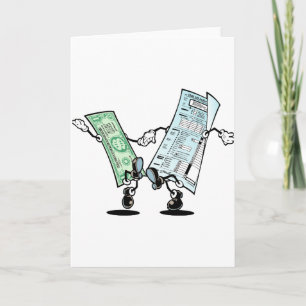 Carte jour d'impôt heureux