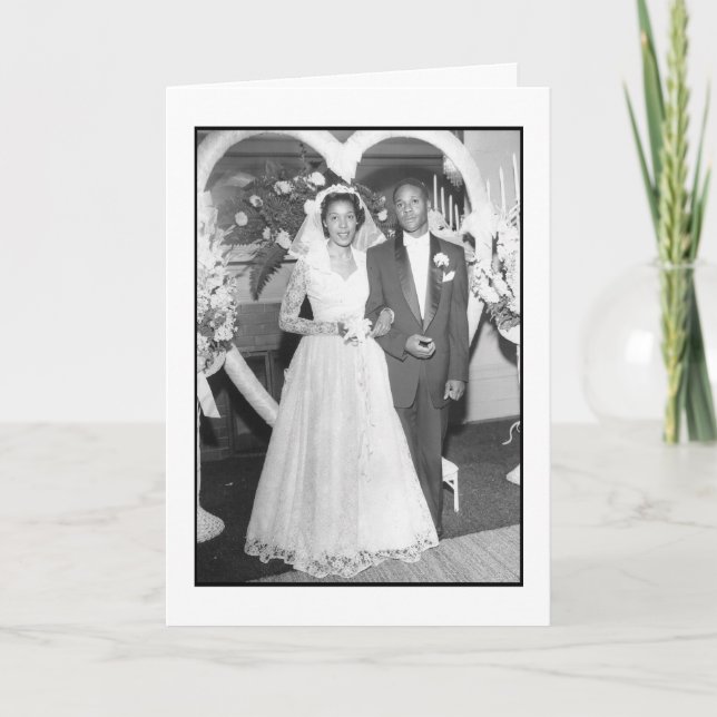 Carte Jour du mariage (Devant)