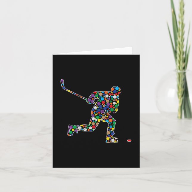 Carte Jour international du hockey sur glace à points co (Devant)