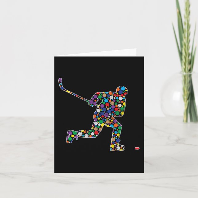Carte Jour international du hockey sur glace à points co (Devant)