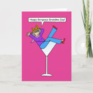 Carte Jour magnifique heureux de grand-maman - 23