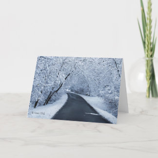 Carte Jour parfait de neige d'image