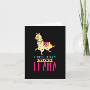 Carte Jour Pas De Problème T Chemise Llama Cadeau École 