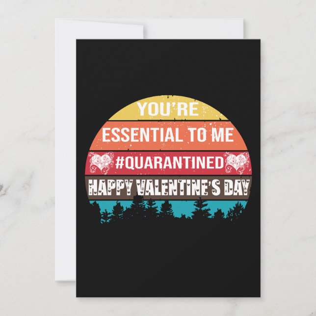 Carte Jour Valentines en quarantaine 15 (Devant)