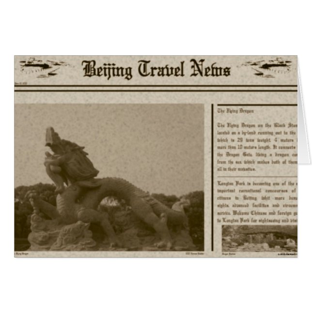 Carte journal (Devant horizontal)