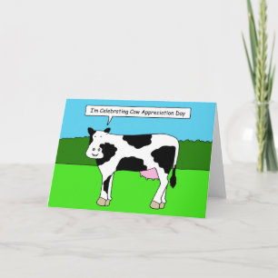 Carte Journée d'appréciation de la vache 14 juillet
