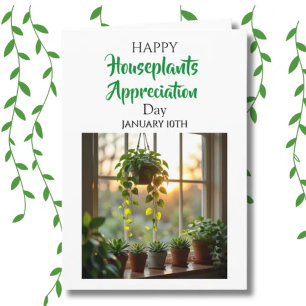 Carte Journée d'appréciation des plantes d'intérieur 1