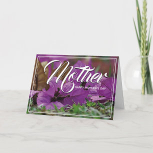 Carte JOURNÉE DE LA MÈRE Proverbes Chrétiens 31 Florales