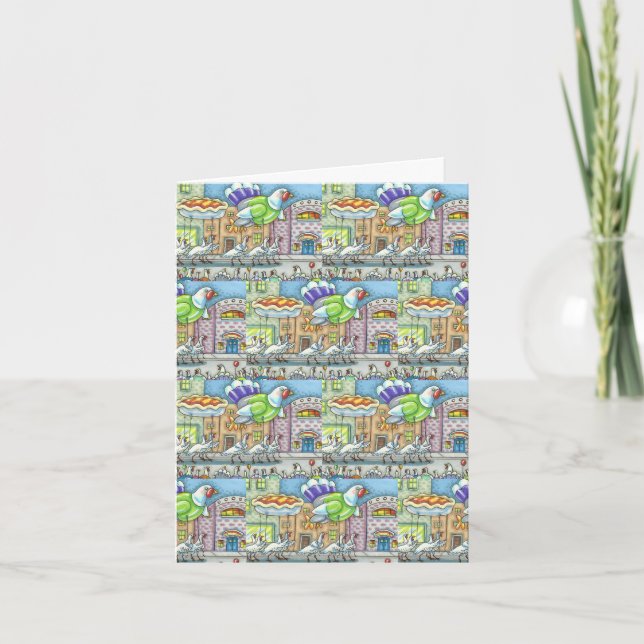 CARTE JOURNÉE DE MERCI PARADE TURQUIE HÉLIUM BALLONS BLO (Devant)