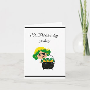 Carte journée de pirate st patrick