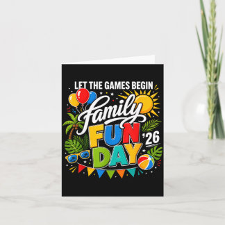 Carte Journée de plaisir en famille 2026 Que les jeux co