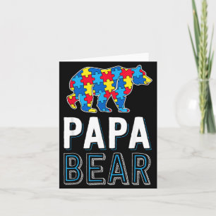 Carte Journée de sensibilisation à l'Au de Papa Bear Wor