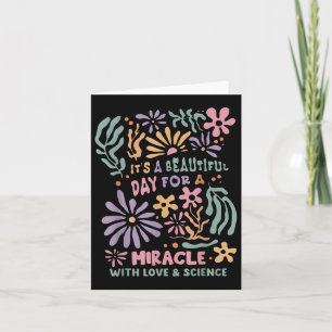 Carte Journée De Transfert Floral Ivf C'Est Un Beau Jour
