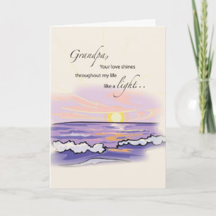 Carte Journée des grands-parents légers de Grand-père