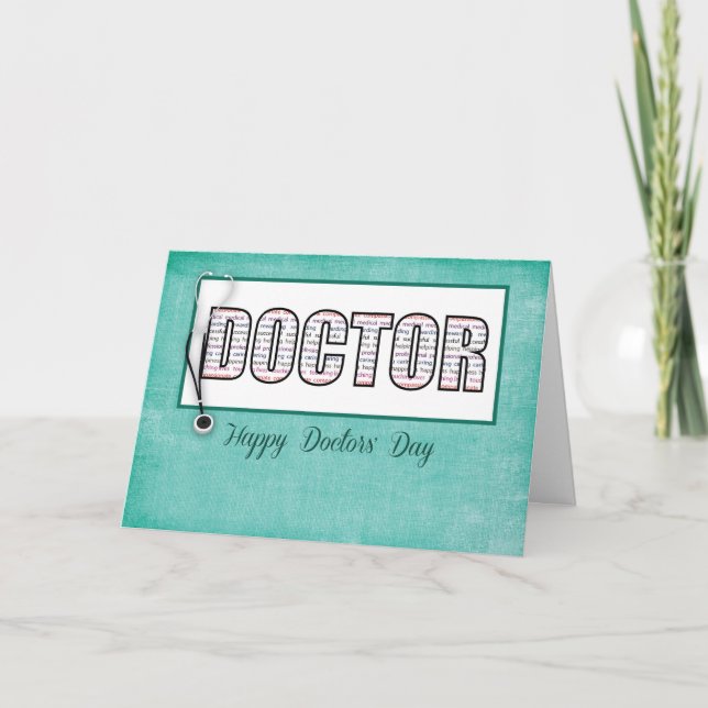 Carte Journée des médecins en paroles (Devant)