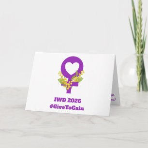 Carte Journée internationale des femmes 2026 IWD Donner