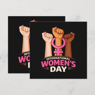 Carte Journée internationale des femmes 8 mars