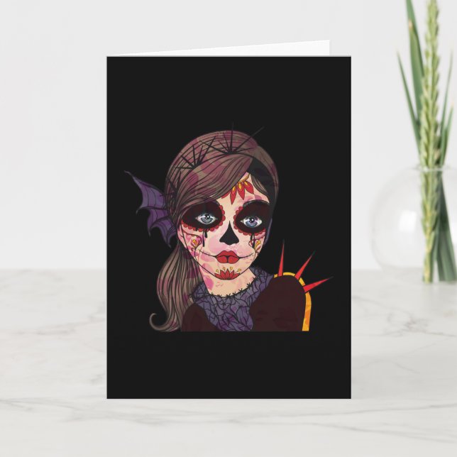 Carte Journée mexicaine abstraite des femmes (Devant)