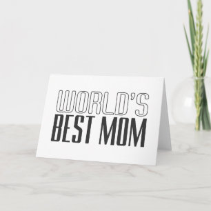Carte Journée mondiale de la meilleure maman Greeting