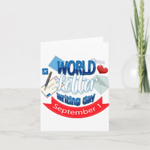 Carte Journée mondiale des lettres