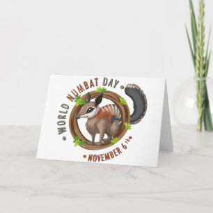 Carte Journée mondiale du numbat