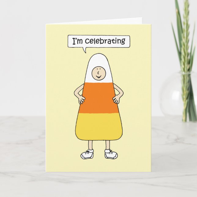 Carte Journée nationale des cornets de bonbon - Octobre. (Devant)