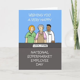 Carte Journée nationale des employés des supermarchés