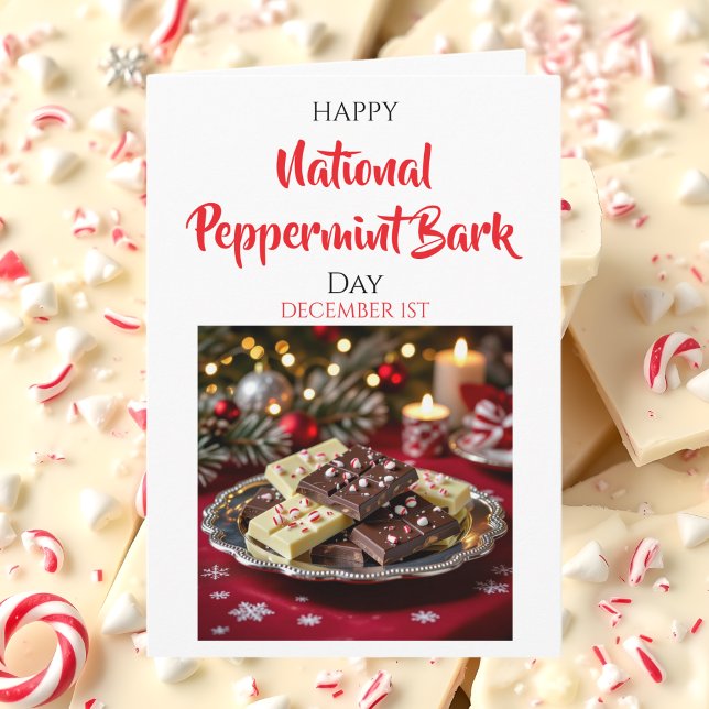 Carte Journée nationale du peppermint bark | 1er déc. (Créateur téléchargé)