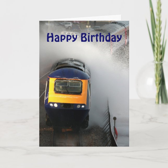 Carte Journée orageuse sur la ligne de chemin de fer. Jo (Devant)