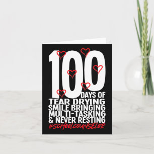 Carte Jours De Conseiller Scolaire 100e Jour De L'École