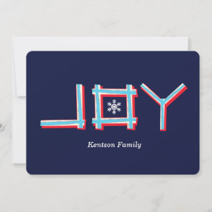 Carte JOY manuscrit