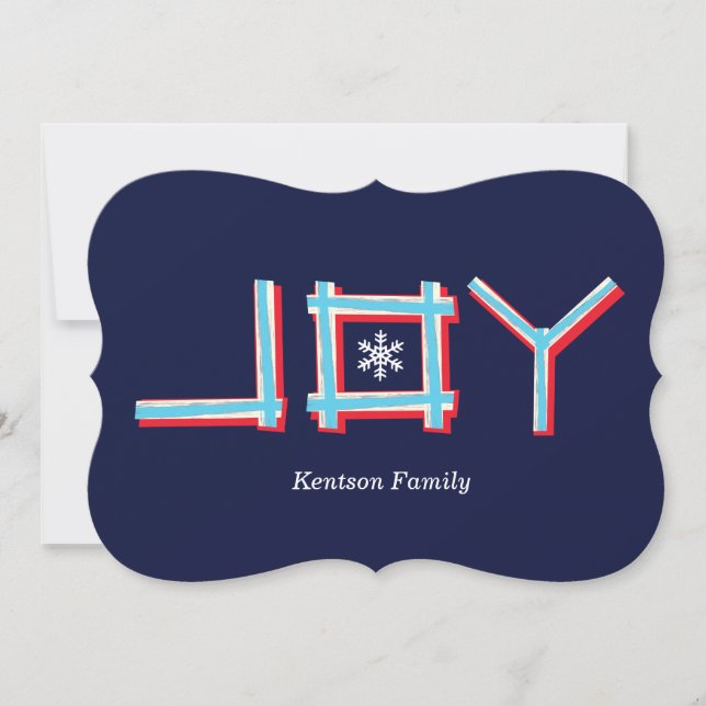 Carte JOY manuscrit (Devant)