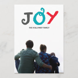 Carte JOY manuscrit