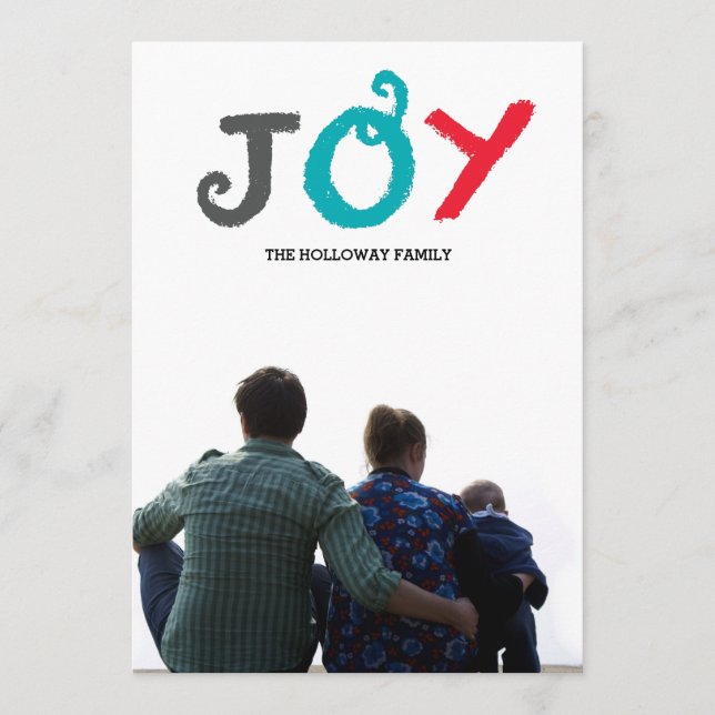 Carte JOY manuscrit (Devant)