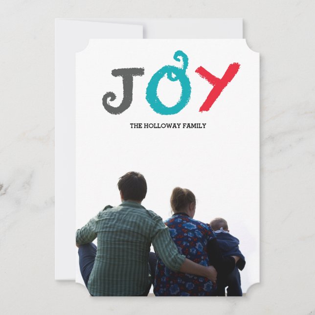 Carte JOY manuscrit (Devant)