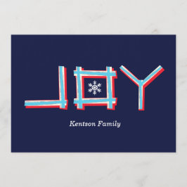 Carte JOY manuscrit