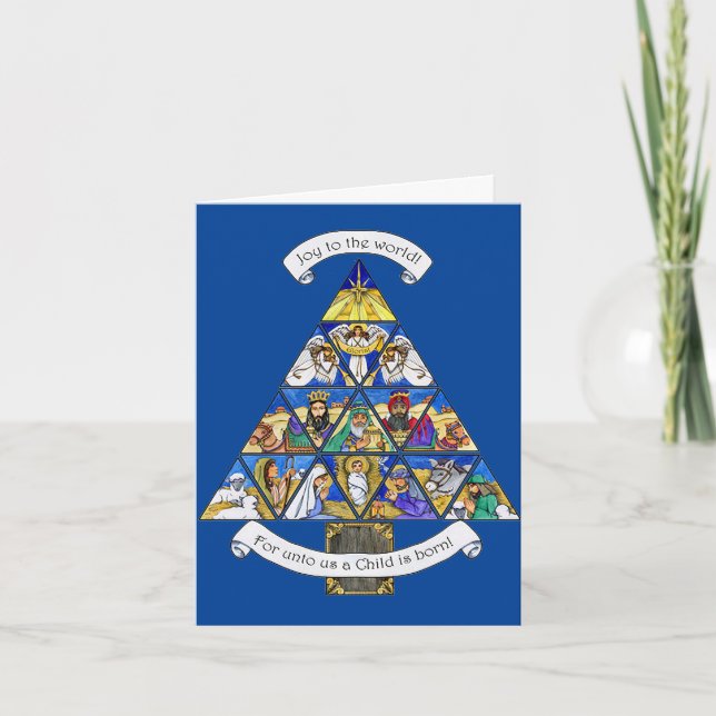 Carte Joy to the World Christmas Greeting Card (Devant)