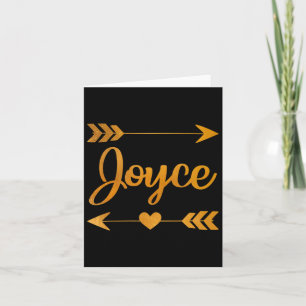 Carte Joyce Nom Personnalisé Drôle Anniversaire Personna
